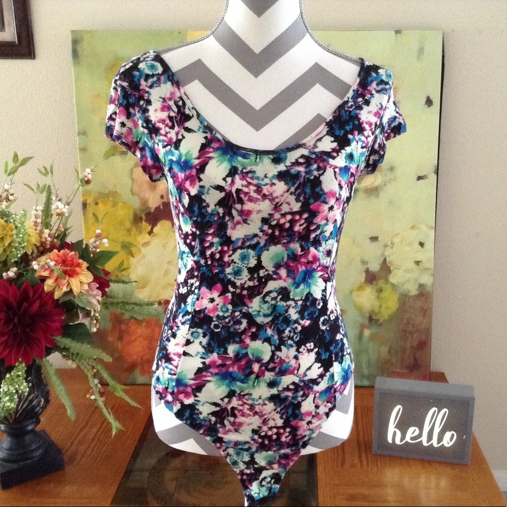 Marilyn Monroe Floral Bodysuit